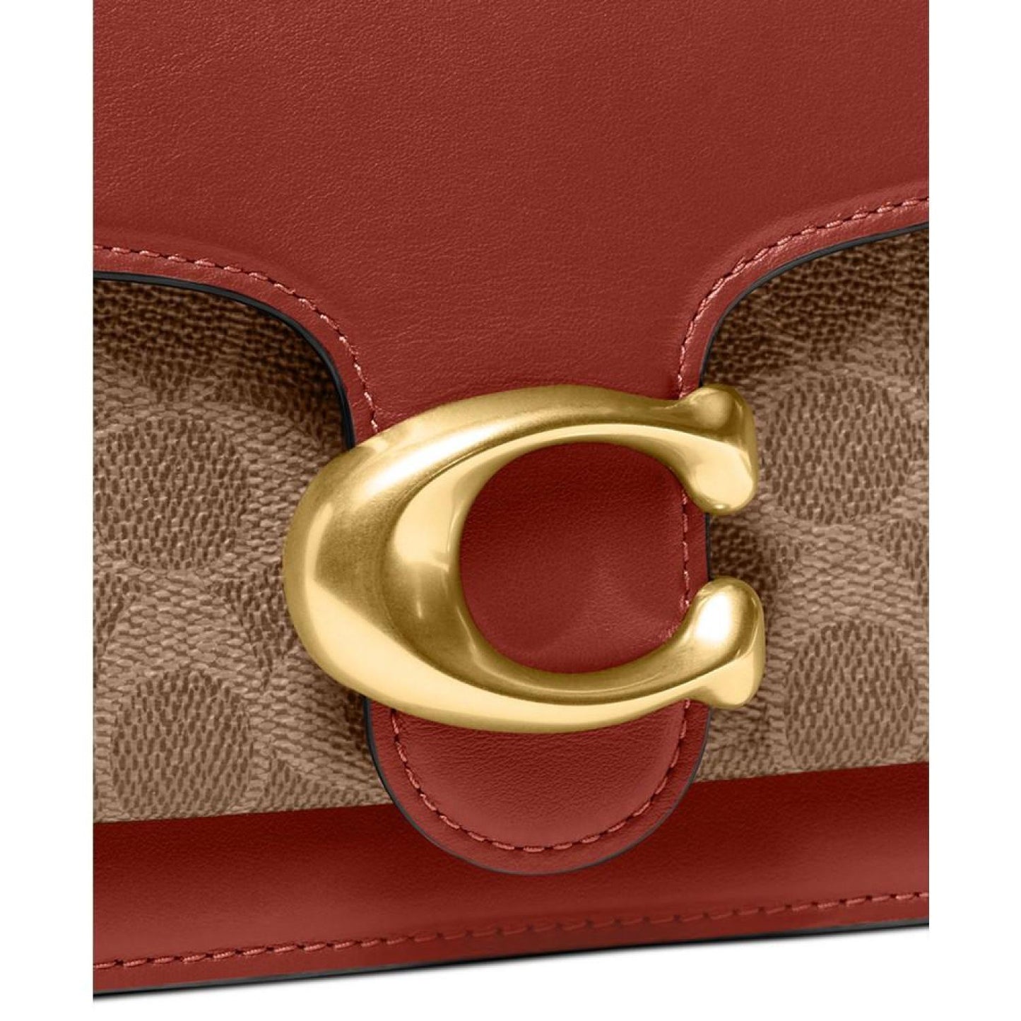 Coated Canvas Signature Tabby Shoulder Bag 26 Refresh