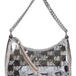 Michael Michael Kors Logo Embossed Chain-Link Shoulder Bag