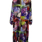 Weekend Max Mara Cassino Printed Midi Dress in Multicolor Silk