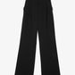 Crepe Wide-Leg Pants