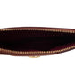 Coach Logo Plaque Monogrammed Small Wristlet Wallet
