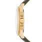 Women's Mini Everest Quartz Three-Hand Amazon Green Suede Leather Watch 33mm