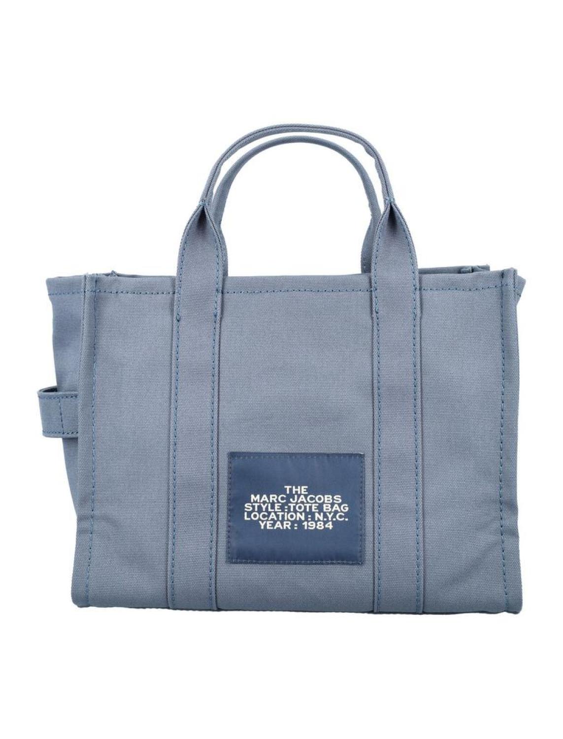 Marc Jacobs Logo Printed Zipped Medium Tote Bag