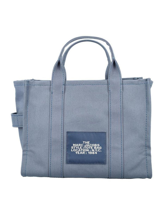 Marc Jacobs Logo Printed Zipped Medium Tote Bag