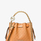 Mina Small Signature Logo Chain Crossbody