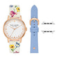 kate spade new york women's metro three-hand, rose gold-tone stainless steel watch head set