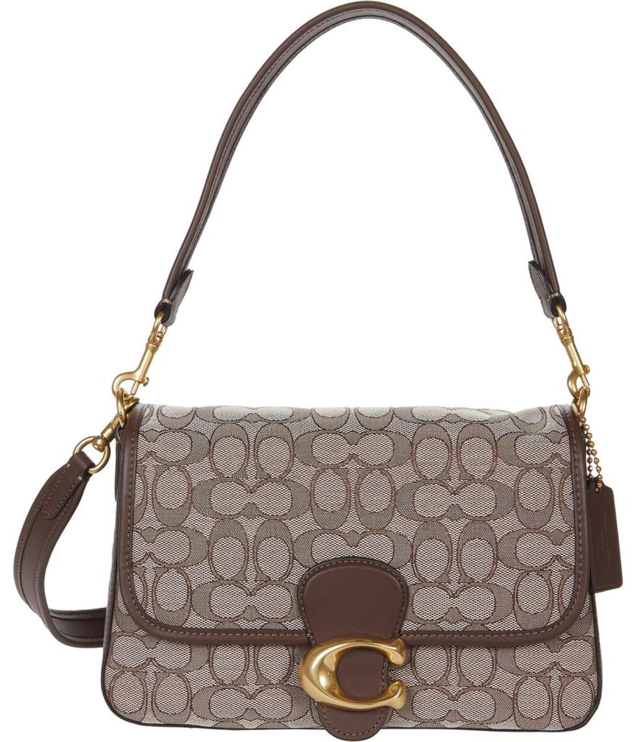 Signature Jacquard Soft Tabby Shoulder Bag