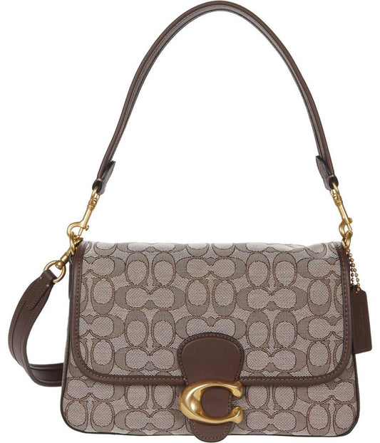 Signature Jacquard Soft Tabby Shoulder Bag