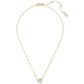 Gold-Tone Cubic Zirconia & Imitation Pearl Cluster Pendant Necklace, 16" + 3" extender