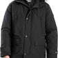 Men's Mmk791896 Heavyweight Hooded Snorkel Parka Coat With Bib In Black