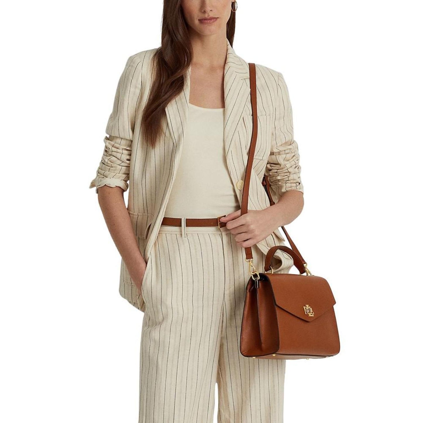 Farrah Small Leather Top-Handle Satchel