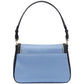 Hudson Colorblocked Pebbled Leather Small Convertible Flap Shoulder Bag