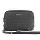 Michael Kors Jet Set Large East West Saffiano Leather Crossbody Bag Handbag [ Women's Signature]