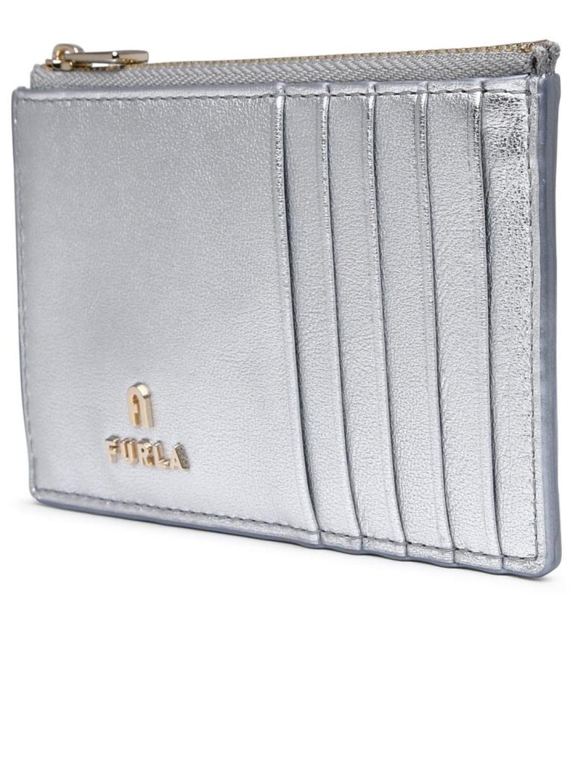 Furla Logo Plaque Zipped Card Holder