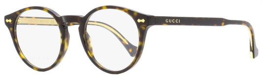 Gucci Unisex Pantos Eyeglasses GG0738O 002 Havana/Gold 48mm