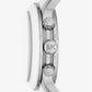 Oversized Runway White-Tone Watch