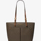 Jet Set Medium Signature Logo Pocket Tote Bag