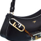 FENDI O'Lock Swing Leather Shoulder Bag