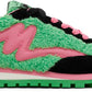 Pink & Green 'The Teddy Jogger' Sneakers