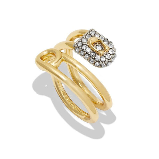 Faux Stone Signature Pin Ring