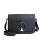 Nicola Bicolor Small Flap Shoulder Bag In Black/blzrb 972
