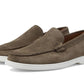 Sienne Suede Loafers with Contrast Rubber Sole