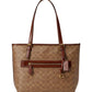 Coated Canvas Signature Taylor Tote