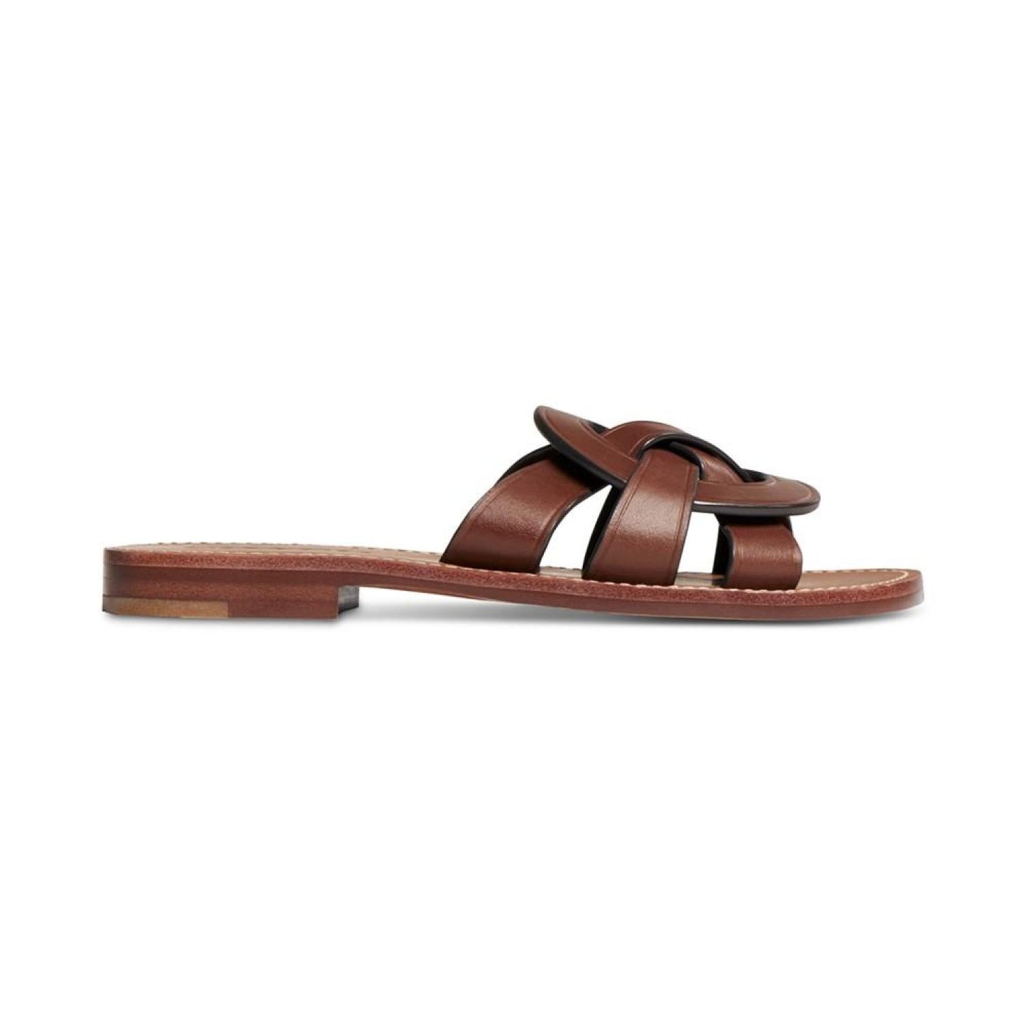 Issa "C" Emblem Slide Sandals