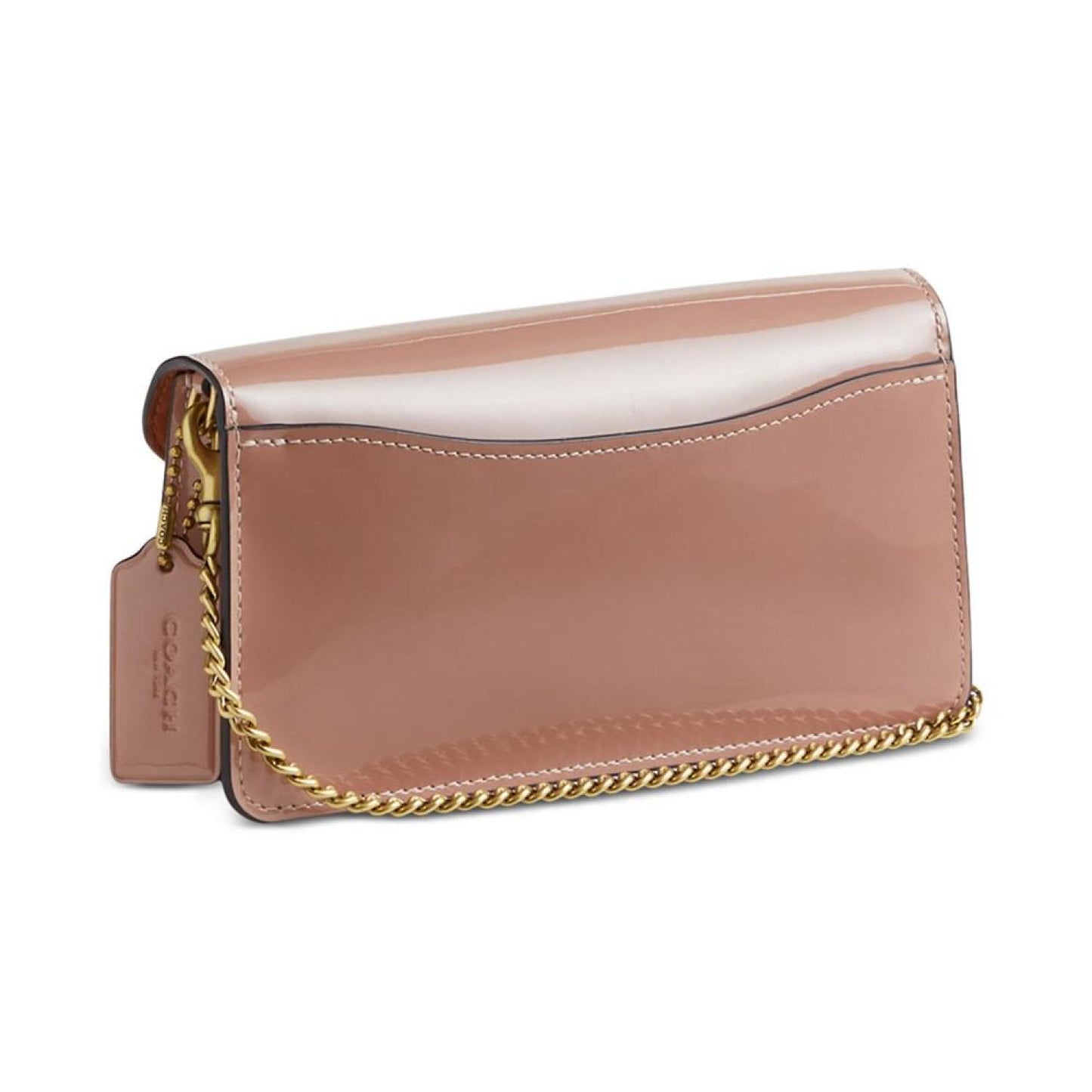 Tabby Chain Leather Clutch