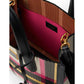 Manhattan Museum Plaid Knit Jacquard Small Tote