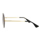 Round-Frame Metal Sunglasses