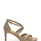 Michael Michael Kors Kinsley Crossover-Strap Heeled Sandals