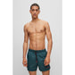 Ultra-light, quick-dry swim shorts with logo print
