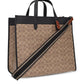 Coach Field Monogram Pattern Tote Bag