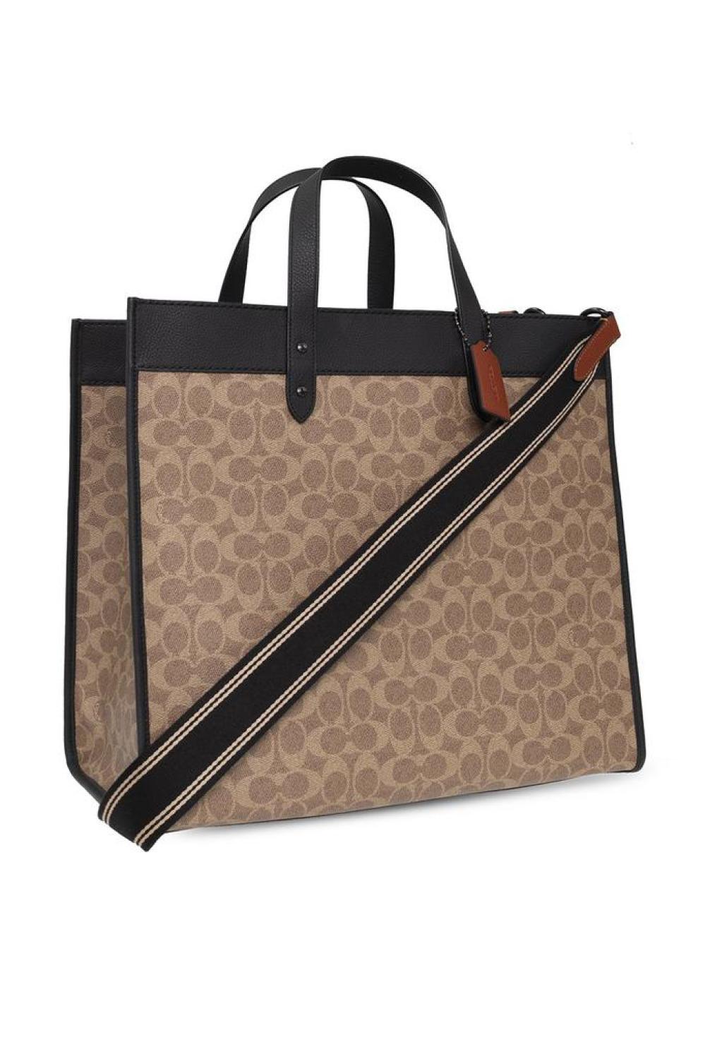 Coach Field Monogram Pattern Tote Bag