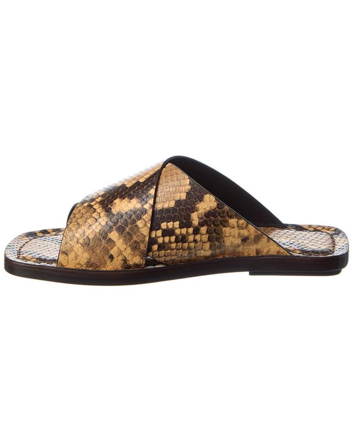 Michael Kors Collection Ruth Leather Sandal