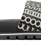 Black 'The Monogram' Slides