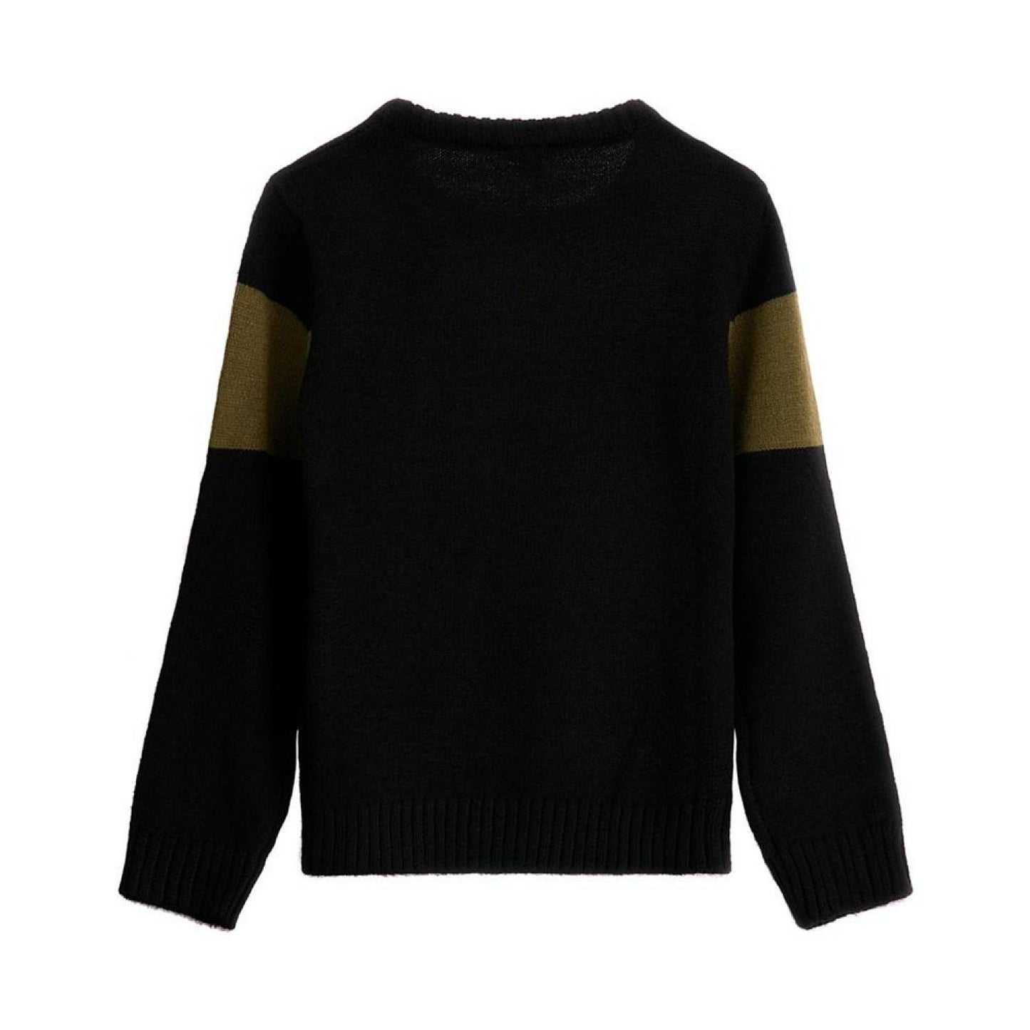 Big Boys Soft Blend Embroidered Chenille Logo Sweater