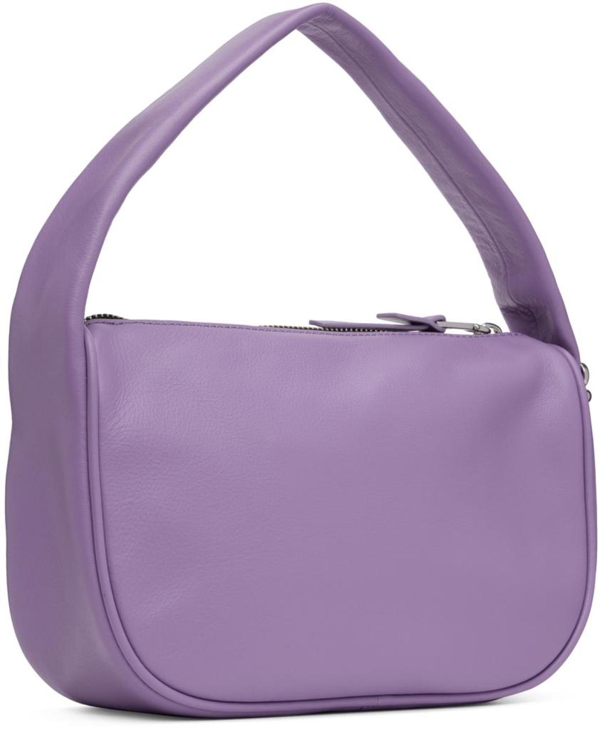 Purple Mini 'The Pushlock' Bag