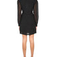 Michael Michael Kors Polka Dot Printed Long-Sleeved Dress
