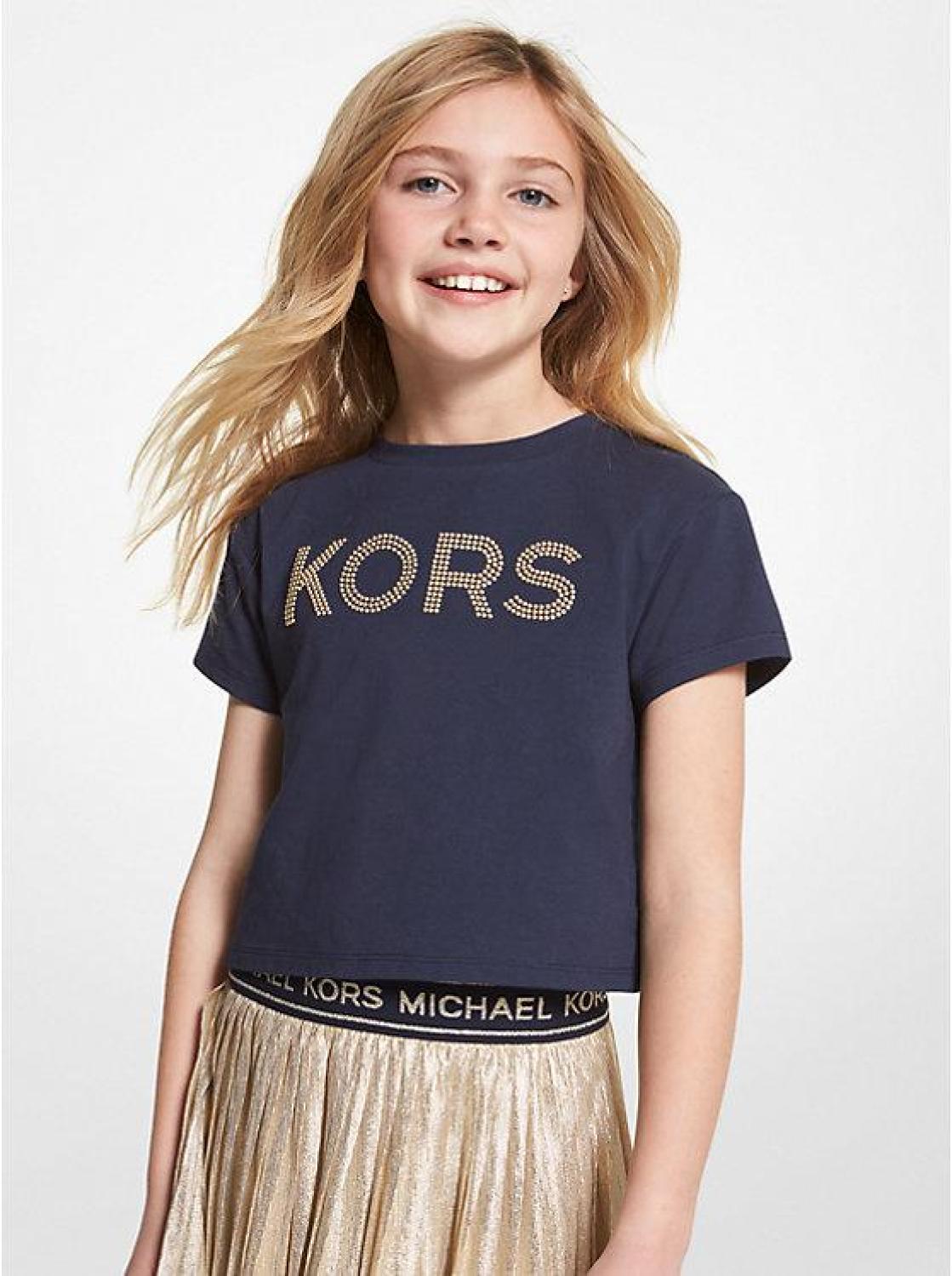 Studded Cotton T-Shirt