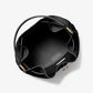 Reed Medium Pebbled Leather Bucket Bag