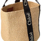 Chloé Woody Large Raffia Basket Tote