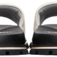 White 'The Leather Slide' Sandals