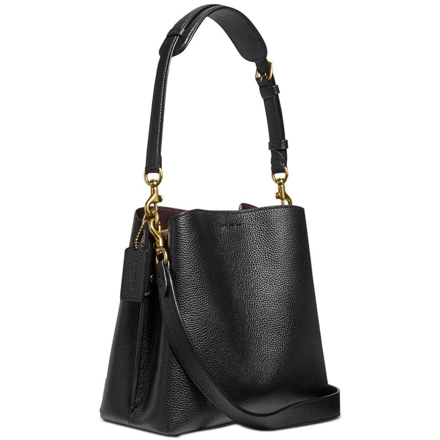 Willow Leather Bucket Bag