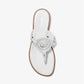 Aubrey Cutout Leather T-Strap Sandal