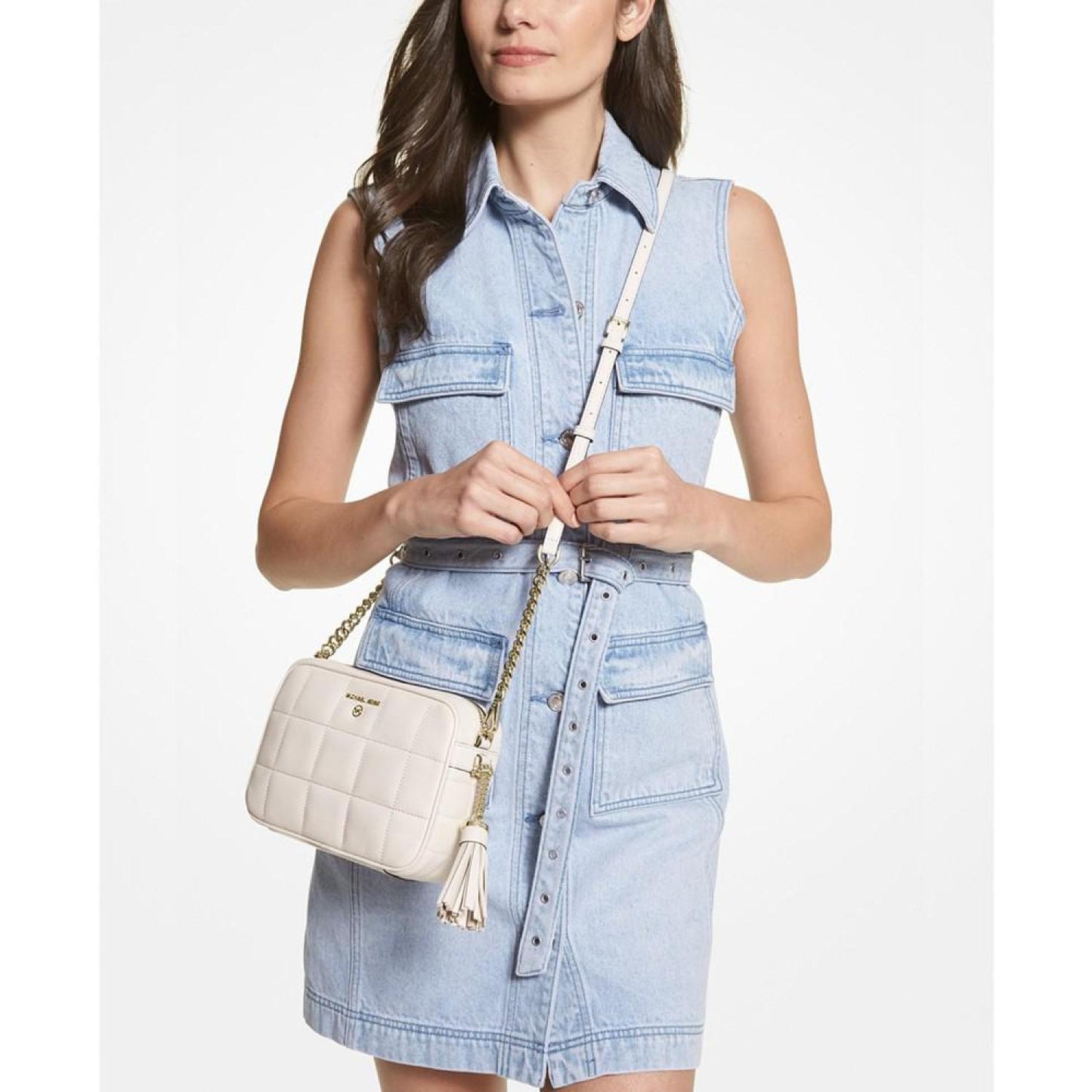 Jet Set Charm Small Leather Camera Bag