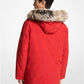 Benson Faux Fur Trim Woven Parka