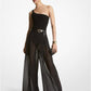 Linen Gauze Palazzo Pants