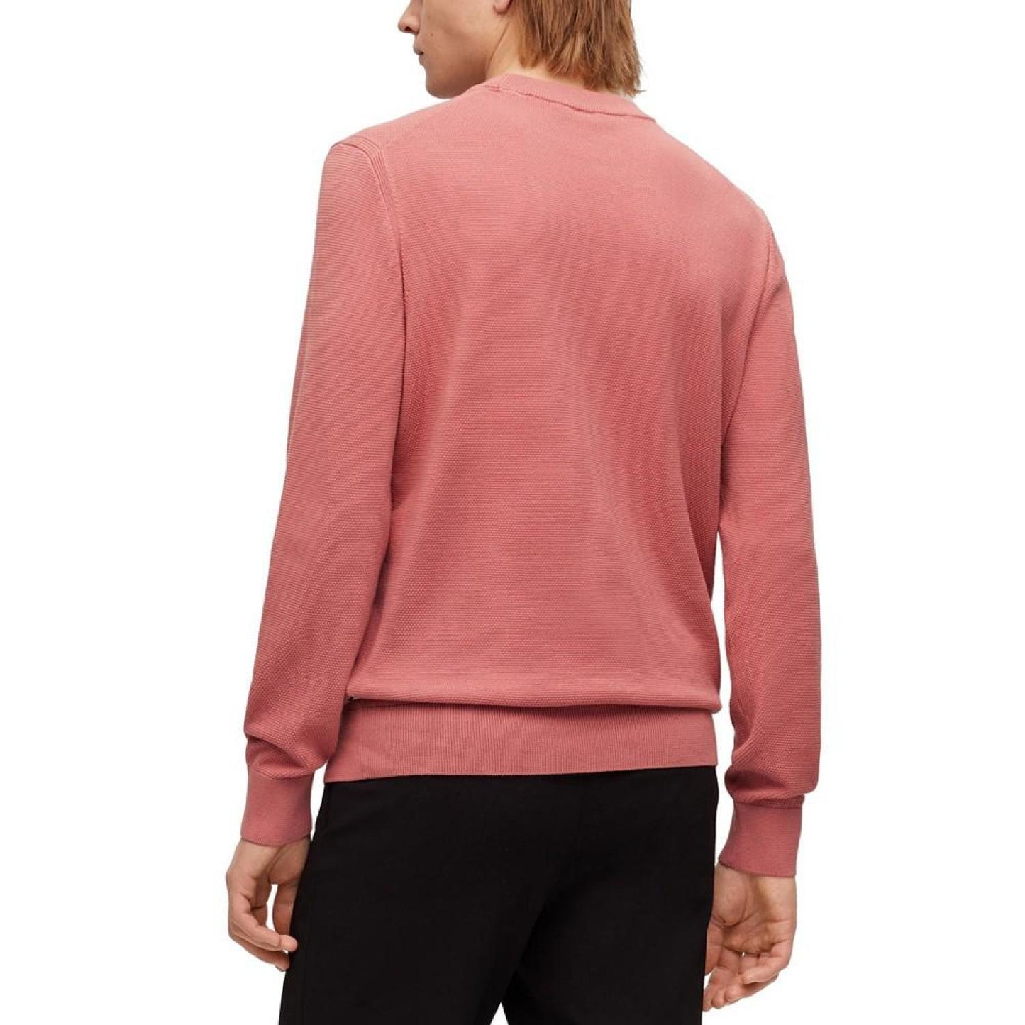 Men's Stripe Detailed Crew-Neck Sweater